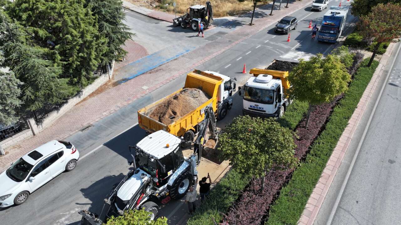Konya’da 700’lük dev içme suyu hattı yenilendi 11